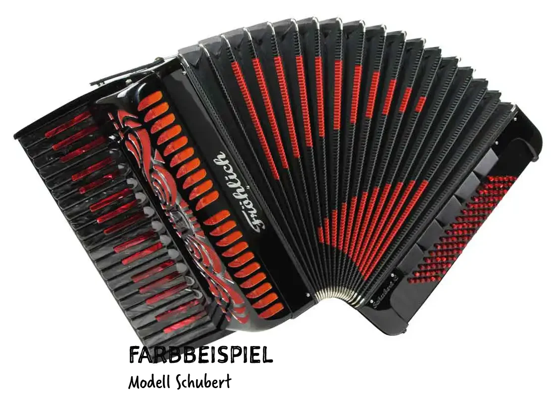 Fröhlich Akkordeon Brahms Cassotto Premium Line mit Motiv Z1 - Colour